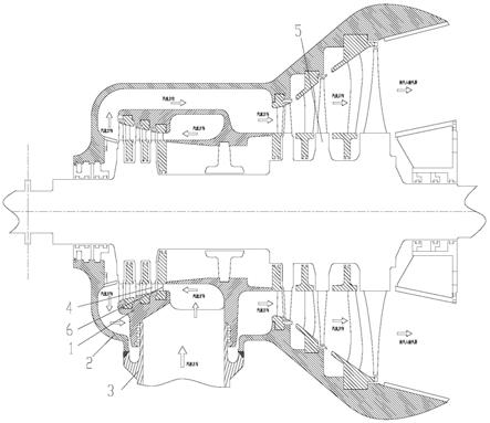 一种轴排式汽轮机转子推力自平衡的结构和方法与流程