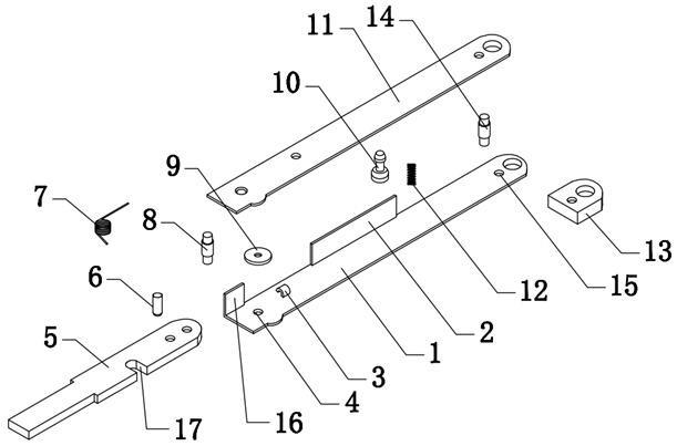 一种可自由旋转弹出的折叠钥匙的制作方法