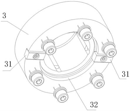 环境取样动力头用连接套安装结构的制作方法