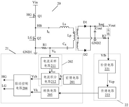 控制电路、谐振变换器及集成电路控制芯片的制作方法