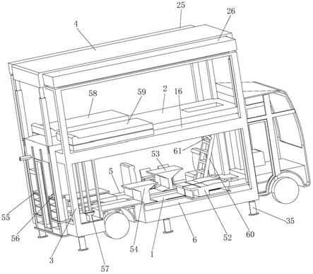 一种多方向伸缩式车厢结构及变形房车的制作方法