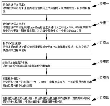 一种基于单阶深度神经网络的动物目标检测方法