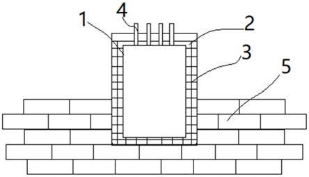 一种砌块式暗装配电箱预制安装结构的制作方法