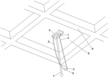 一种混凝土中钢筋测点坐标测量装置的制作方法