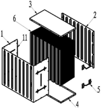 一种四片式核级高效空气过滤器的制作方法