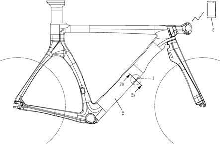 自行车配置定位追踪器结构的制作方法