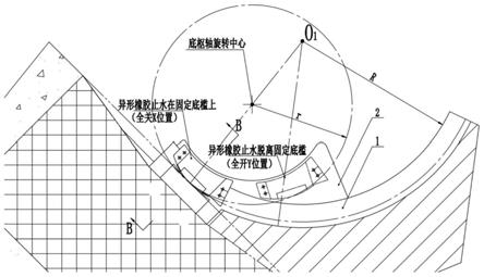 一种便于更换底部异形止水的人字闸门及其使用方法与流程