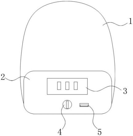 具有手机USB充电接口的电动车仪表台结构的制作方法