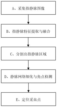 一种基于静脉分割和角点检测的指尖采血点定位方法与流程