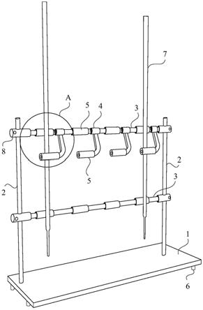 实验室用玻璃仪器架台的制作方法