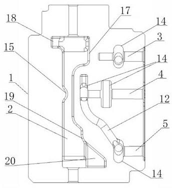 挖掘机控制阀阀体铸件的制作方法