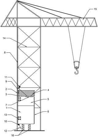 塔式起重机电梯的制作方法