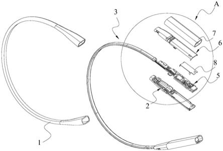 一种颈带连接结构及颈带耳机的制作方法