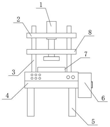 一种扁平线冲边机的制作方法