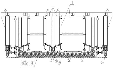 一种用于城市管廊底部浇筑的纵向滑模的制作方法