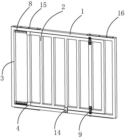 一种高层住宅空调护栏的制作方法
