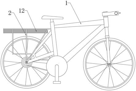 一种具有自发电功能的户外探险自行车的制作方法