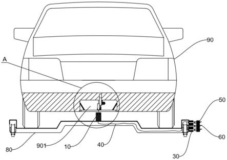 适用于井筒多向式垂直升降类停车设备的滑道式充电装置的制作方法