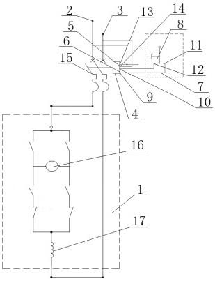 一种GIS刀闸电机电源遥控结构的制作方法