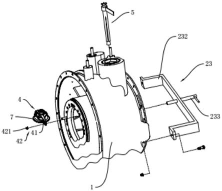 一种用于涡轮轴发动机中主从锥齿轮啮合检测工装结构的制作方法