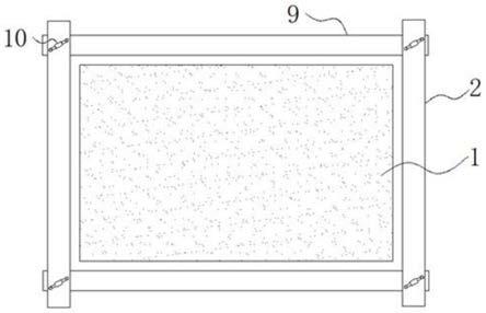 一种房建工程框架柱模板加固及密封装置的制作方法