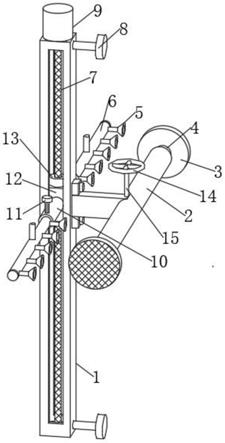 一种新型工程监理用建筑外墙及窗边渗水测试装置的制作方法