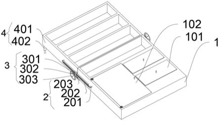 一种建筑工程造价用具架的制作方法