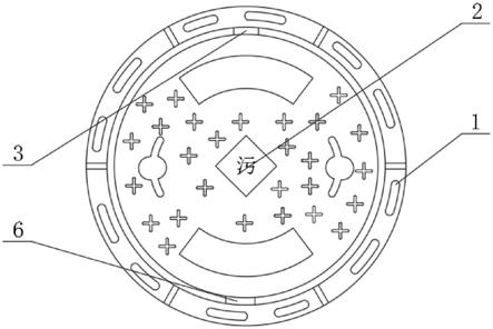 一种具有固定装置的球墨铸铁井盖的制作方法