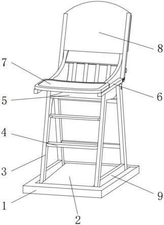 一种具有减震功能的折叠式儿童座椅的制作方法