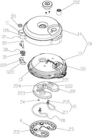 上盖组件及具有其的烹饪器具的制作方法