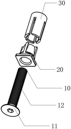膨胀头、膨胀螺母及单边螺栓的制作方法
