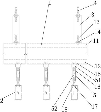 矩形铝合金格栅顶棚系统的制作方法