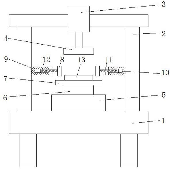 一种具有防护功能的建筑工程用混凝土抗压检测装置的制作方法