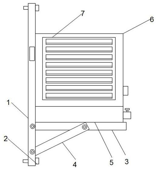 一种可拆卸的空调固定架的制作方法