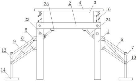 一种建筑施工用安全门通道结构的制作方法