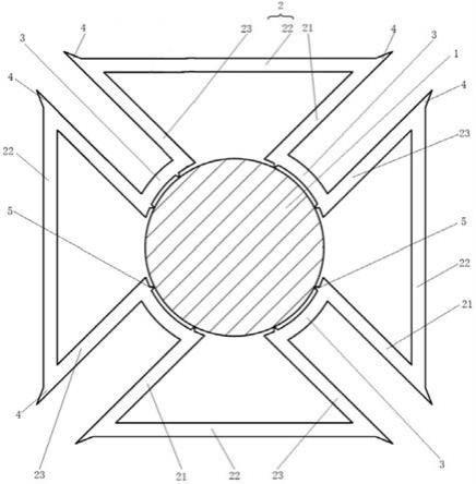 一种环保护栏立柱保护结构的制作方法