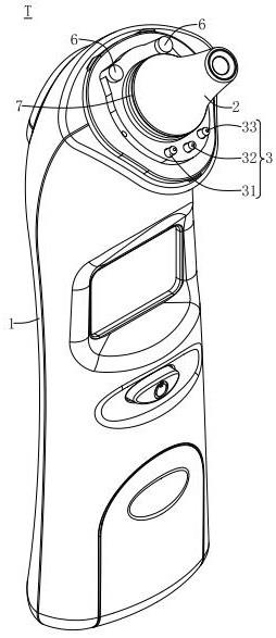 具有识别探头套红外线穿透率的耳温枪的制作方法