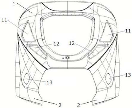 一种制作碳纤维夹芯结构动车头罩的模具的制作方法