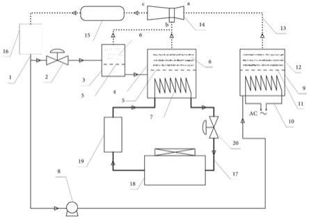 一种凝水循环的电蒸汽锅炉节能系统及方法与流程