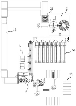 吸收瓶清洗注液一体化仓储系统的制作方法