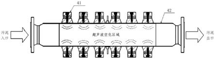 一种超声波联合化学调理深度脱水系统的制作方法