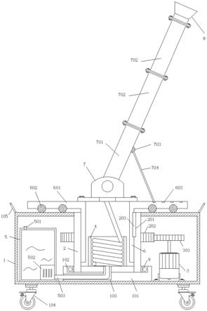 一种建筑施工作业面喷淋降尘装置的制作方法