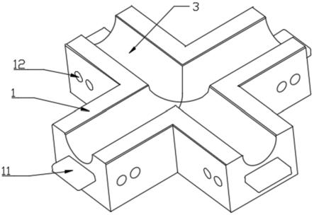 一种管道内装龙骨连接件的制作方法