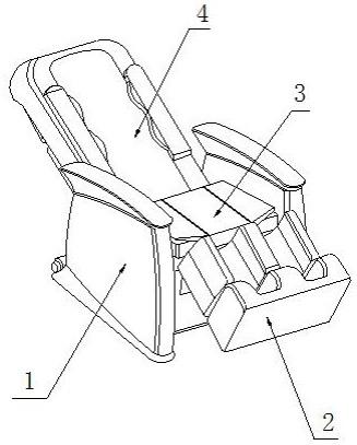 一种背部多角度调节的按摩椅的制作方法