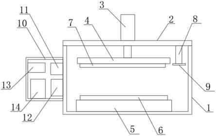 一种节能型建材双饰面刨花板试验用热压检测装置的制作方法