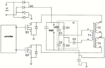 推挽式LED驱动电路的制作方法