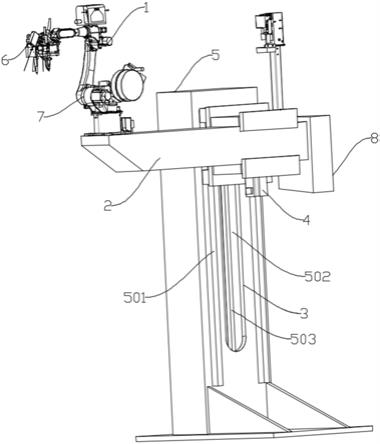 一种结构稳定的八轴焊接装置的制作方法