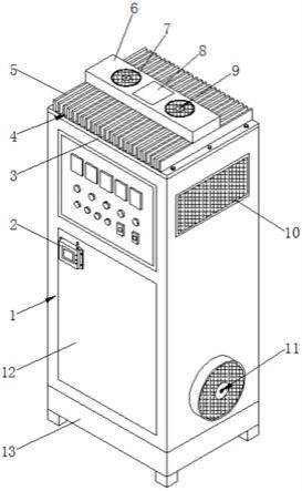 一种UPS蓄电池智能检测机柜的制作方法