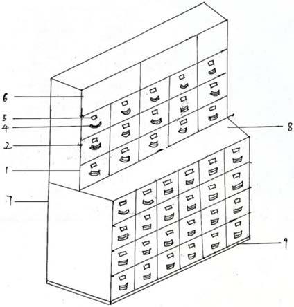 一种集储存、调剂为一体的中药柜的制作方法