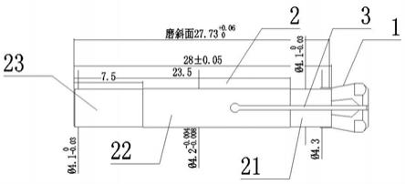 电动打磨机夹头的制作方法